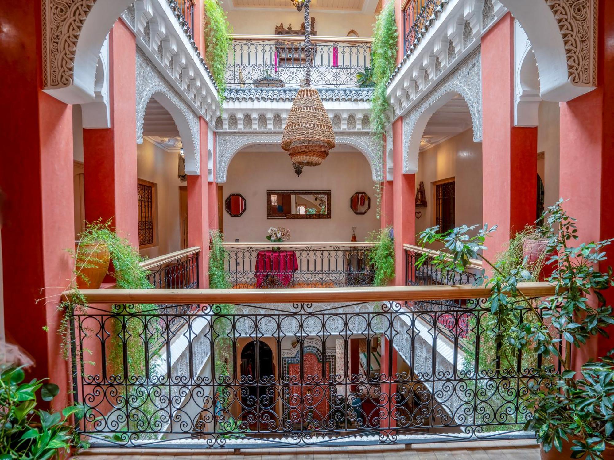 Riad Dar Ennakhla Marrakesh Bagian luar foto