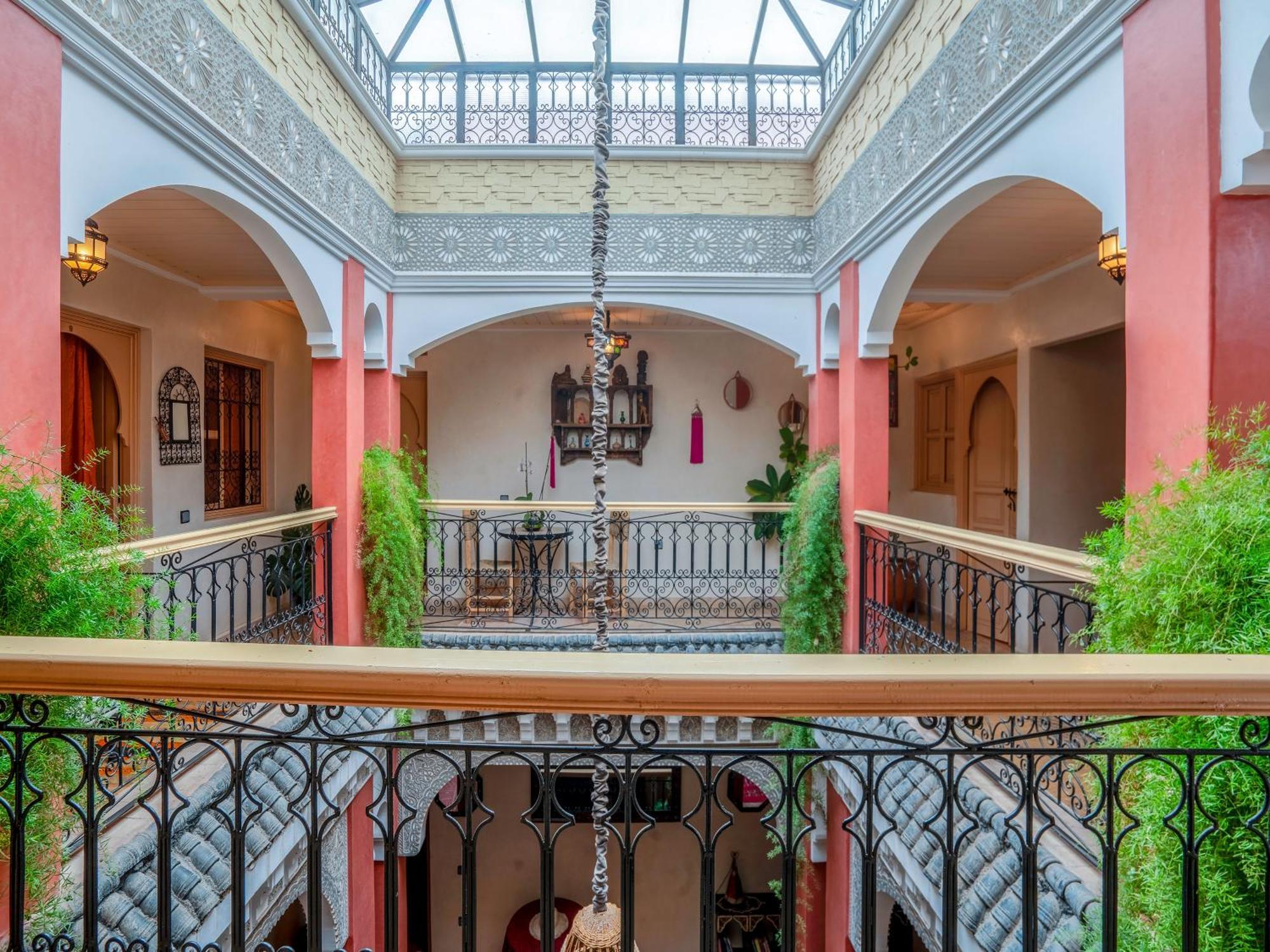 Riad Dar Ennakhla Marrakesh Bagian luar foto