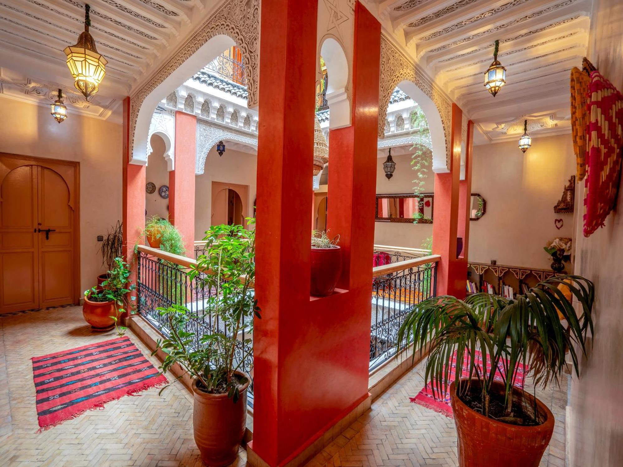 Riad Dar Ennakhla Marrakesh Bagian luar foto