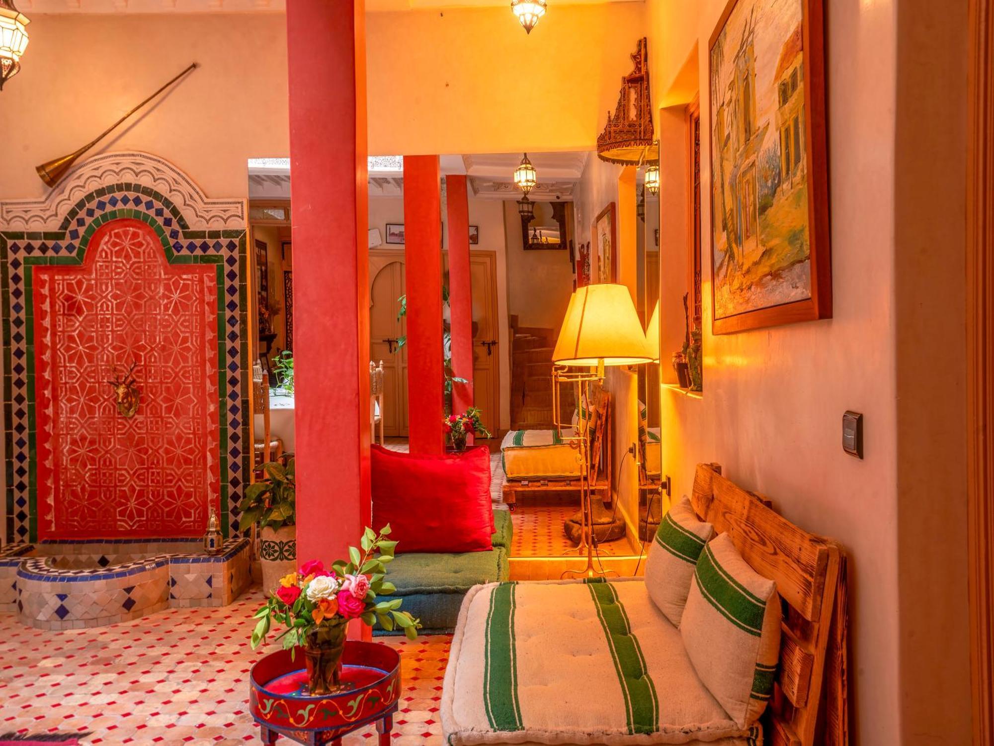 Riad Dar Ennakhla Marrakesh Bagian luar foto