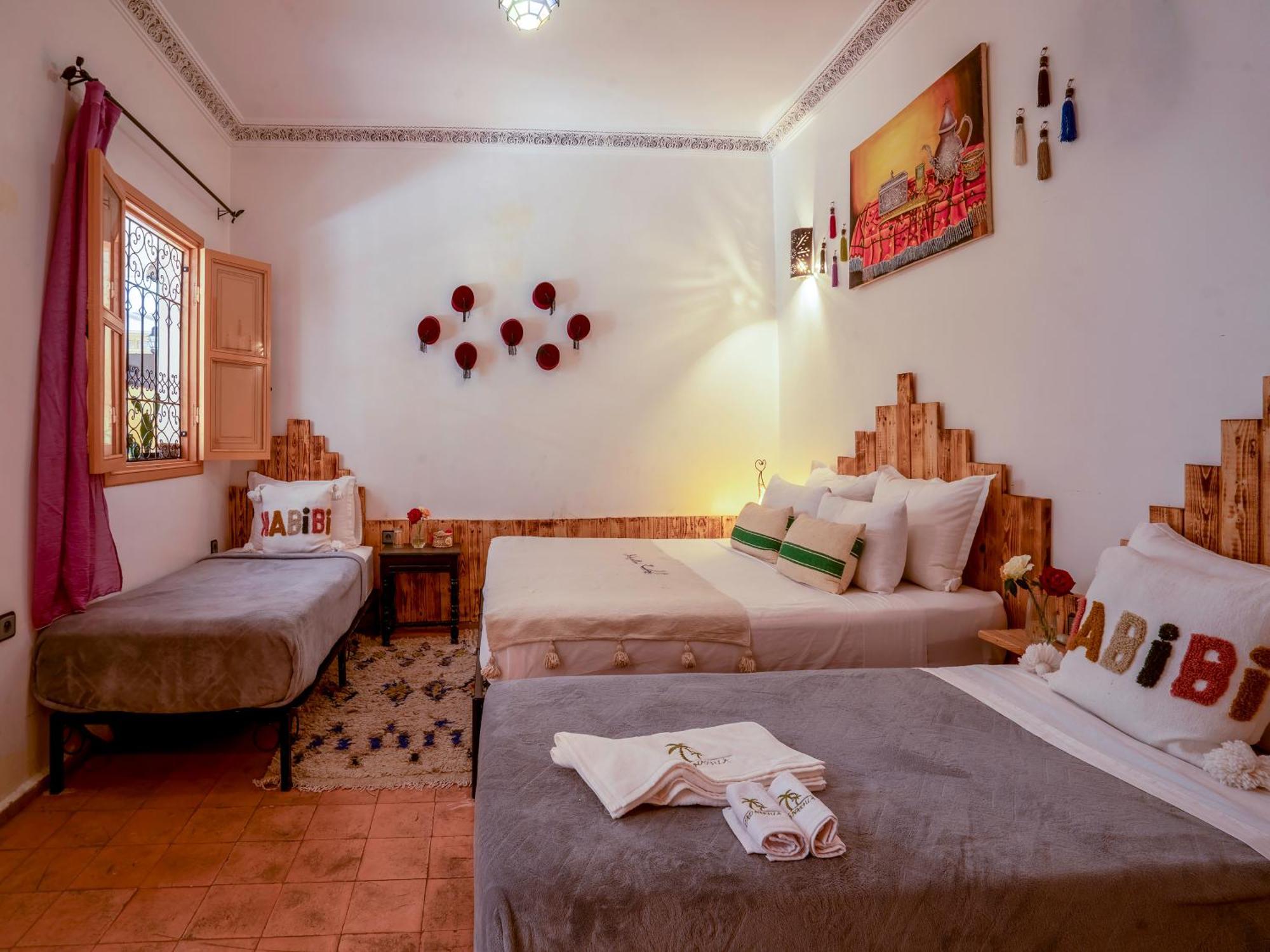 Riad Dar Ennakhla Marrakesh Bagian luar foto