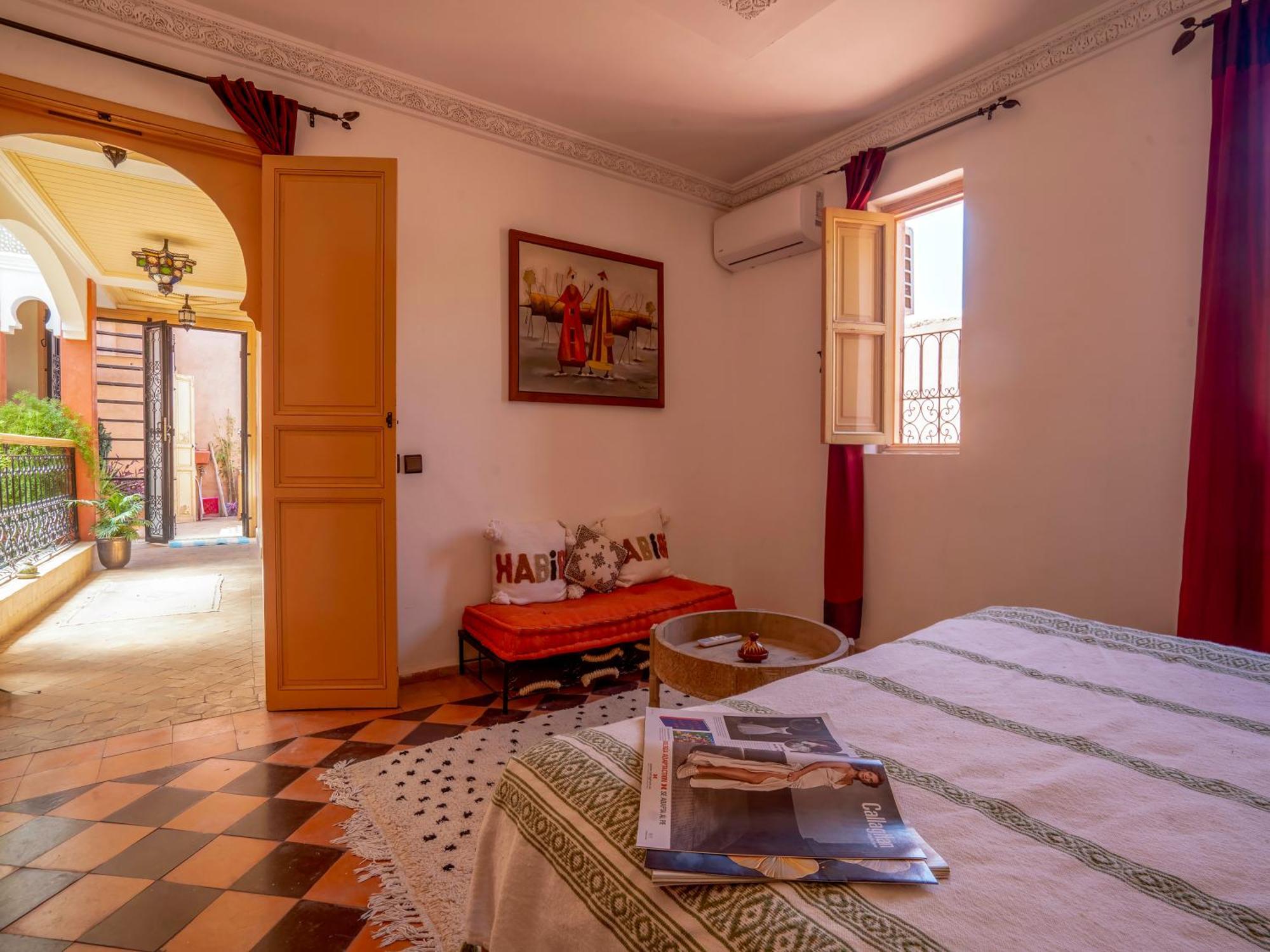 Riad Dar Ennakhla Marrakesh Bagian luar foto