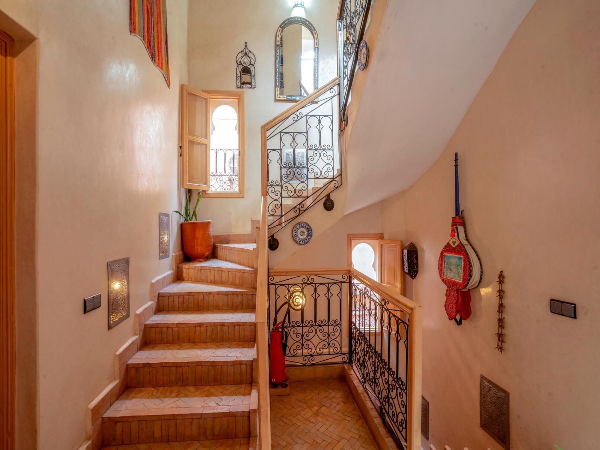 Riad Dar Ennakhla Marrakesh Bagian luar foto