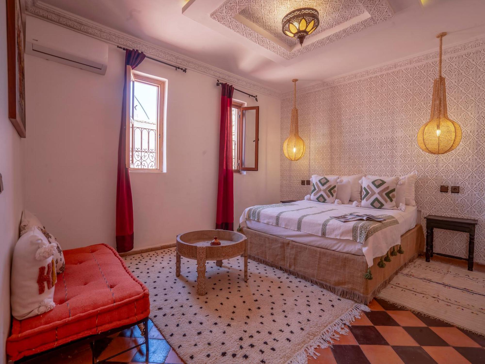 Riad Dar Ennakhla Marrakesh Bagian luar foto